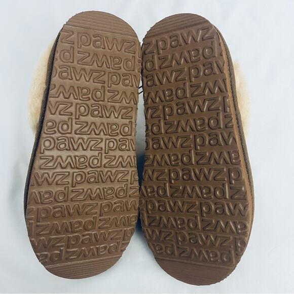 NWOT Pawz by Bearpaw Mackenzie Suede Scuff Slipper Size 6-6.5 - Picture 2 of 10